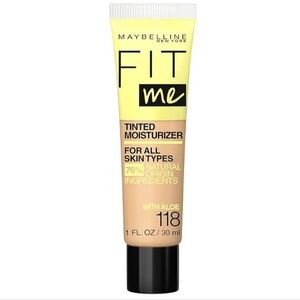 Maybelline Fit Me Tinted Moisturizer, Natural Coverage, Face Makeup 118